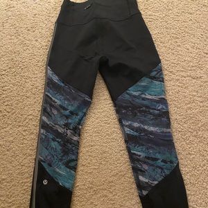 Lululemon reflective running leggings